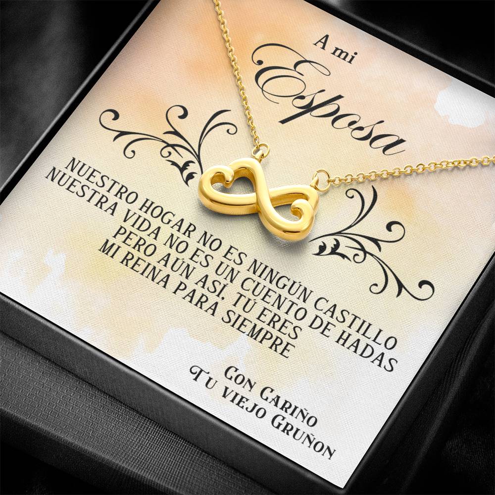 Collar para esposa | Amor infinito | Regalo de aniversario