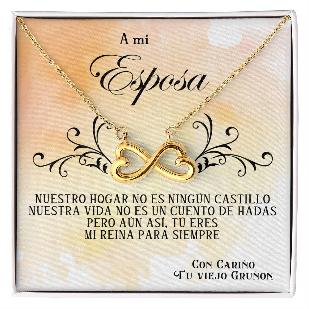 Collar para esposa | Amor infinito | Regalo de aniversario