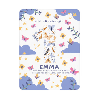 Personalize birthday blanket for toddlers