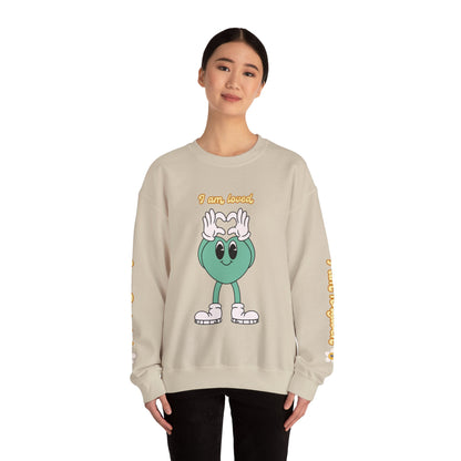 I am Loved, Unisex Heavy Blend™ Crewneck Sweatshirt