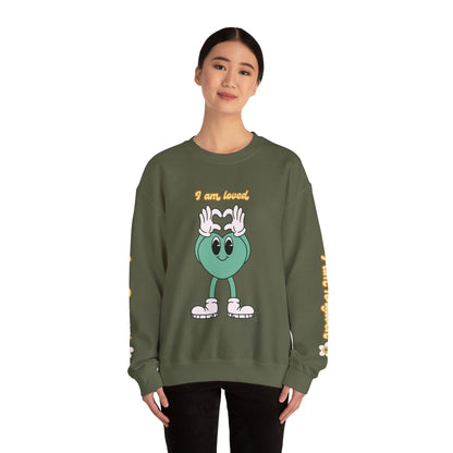 I am Loved, Unisex Heavy Blend™ Crewneck Sweatshirt