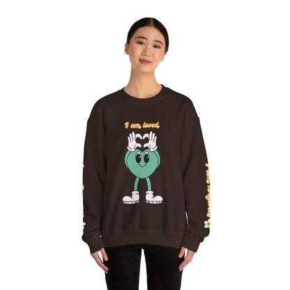 I am Loved, Unisex Heavy Blend™ Crewneck Sweatshirt