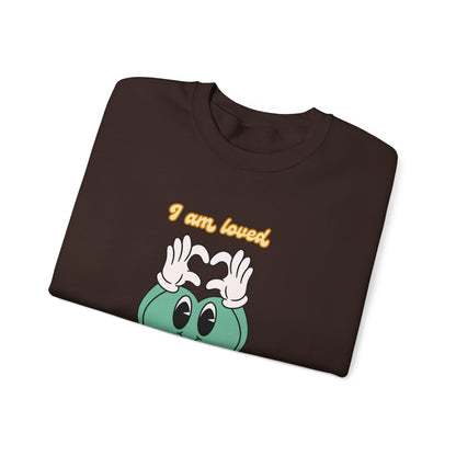 I am Loved, Unisex Heavy Blend™ Crewneck Sweatshirt