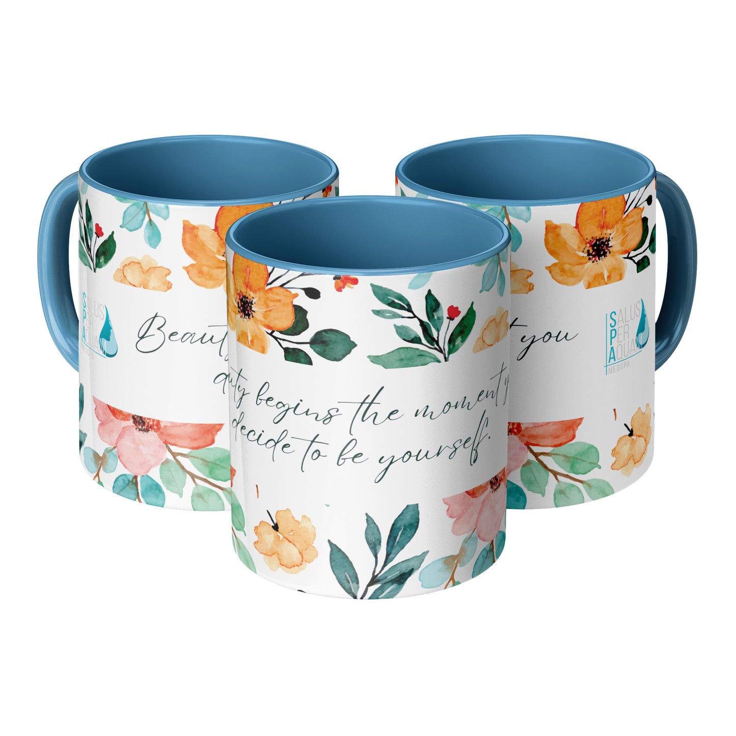Beauty Begins The Moment you Decide to Be Yourself (Personalized Mug)