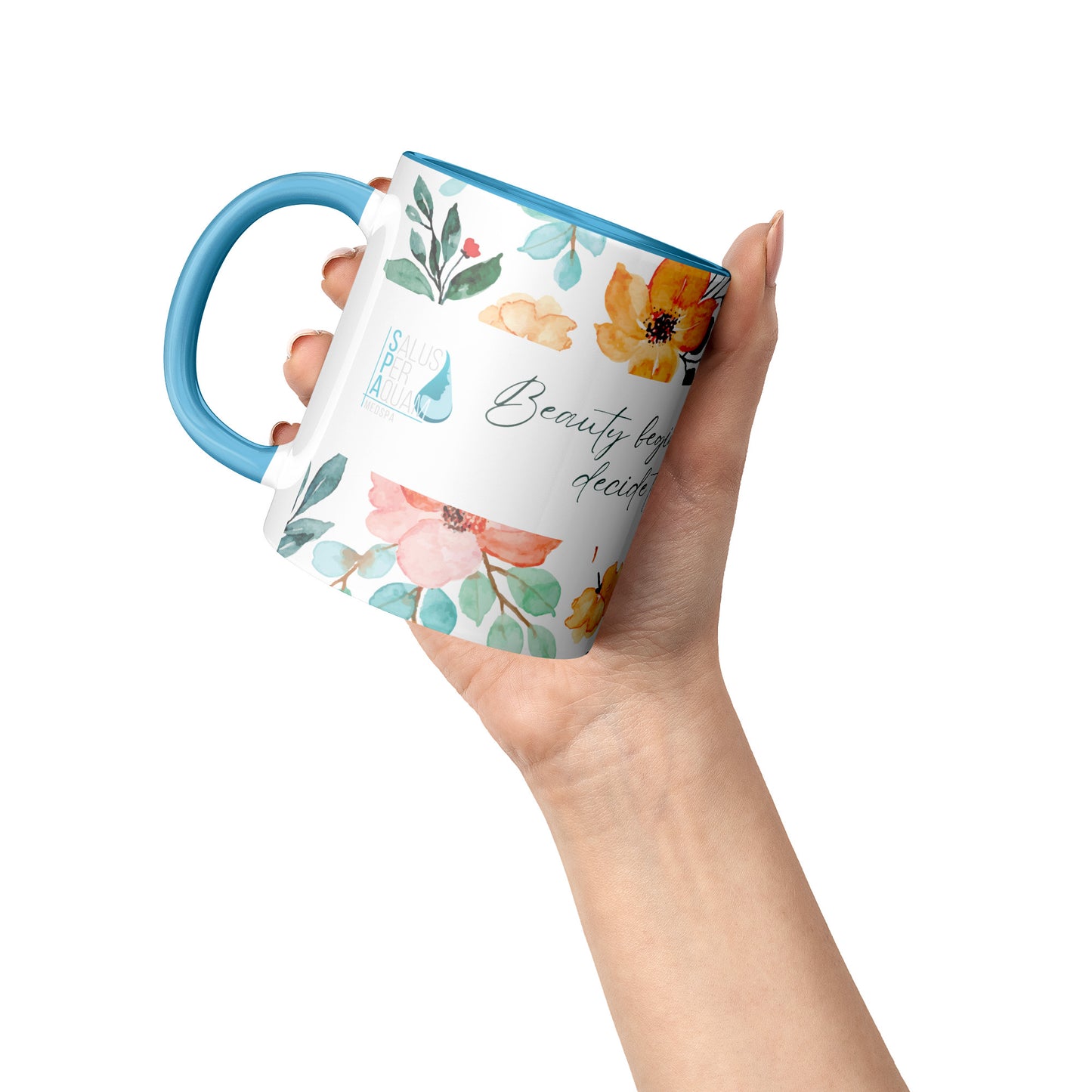 Beauty Begins The Moment you Decide to Be Yourself (Personalized Mug)