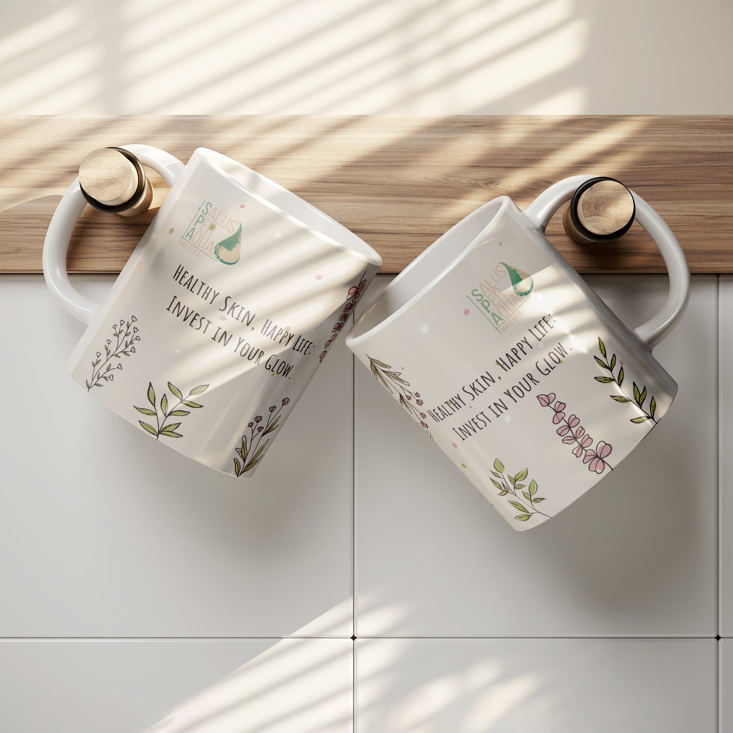 Healthy Skin Happy life (Personalized Mug)