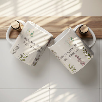 Healthy Skin Happy life (Personalized Mug)