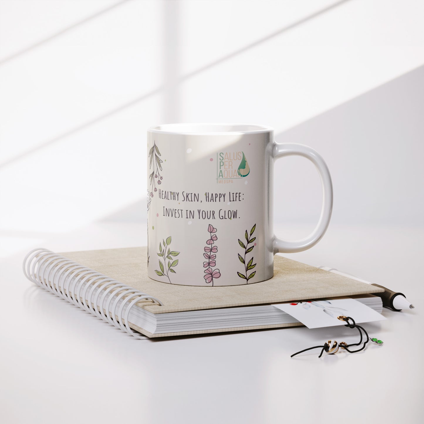 Healthy Skin Happy life (Personalized Mug)