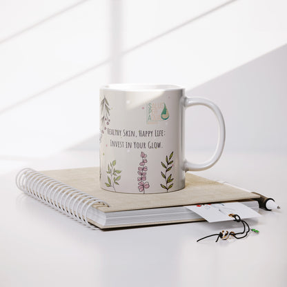 Healthy Skin Happy life (Personalized Mug)