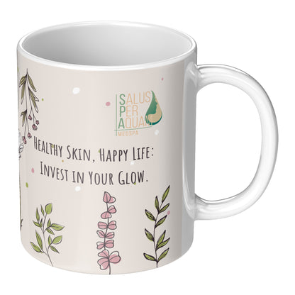Healthy Skin Happy life (Personalized Mug)