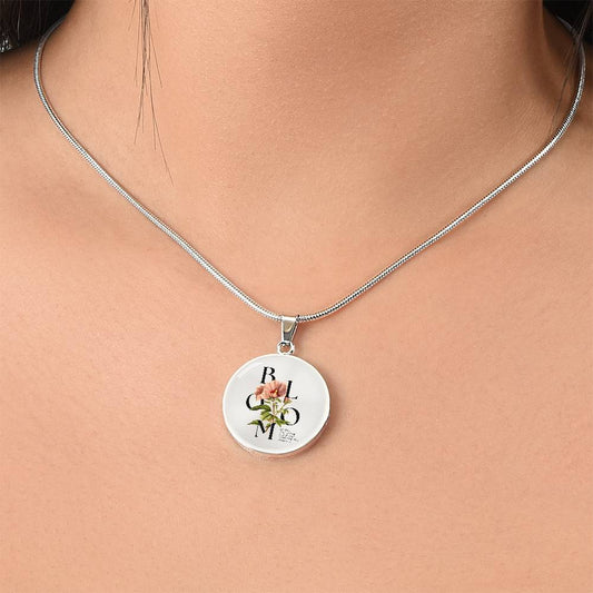 Bloom Christian necklace gift for Mom, daughter, wife, Grandma