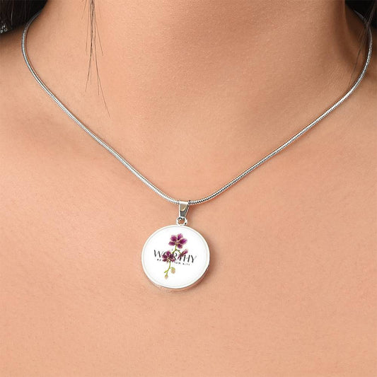 I am Worthy Christian Necklace, perfect gift for Mom, daughter, grandmother