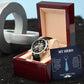 Dad, My hero Men's Openwork Watch
