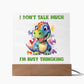 I Don't talk much (Autism Acrylic Plaque)