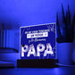 Mi Heroe Papa Acrilic Plaque