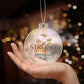 I am Strong, Christian Christmas Ornament