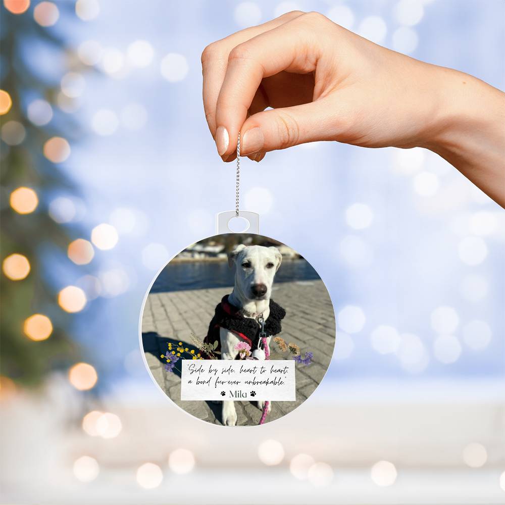 Side By Side, Dog Ornament