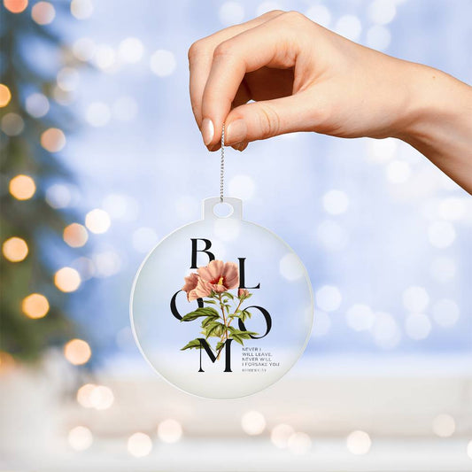 Bloom Christian Christmas Ornament