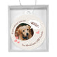 If love could have save you.. Dog ornament