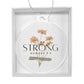 I am Strong, Christian Christmas Ornament