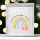 Somewhere over the rainbow - Angels Fly ..  Christmas ornament or Car Ornament
