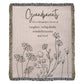 Grandparents,(Are a Delightful Blend) Woven Blanket
