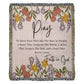 Pray woven Blanket