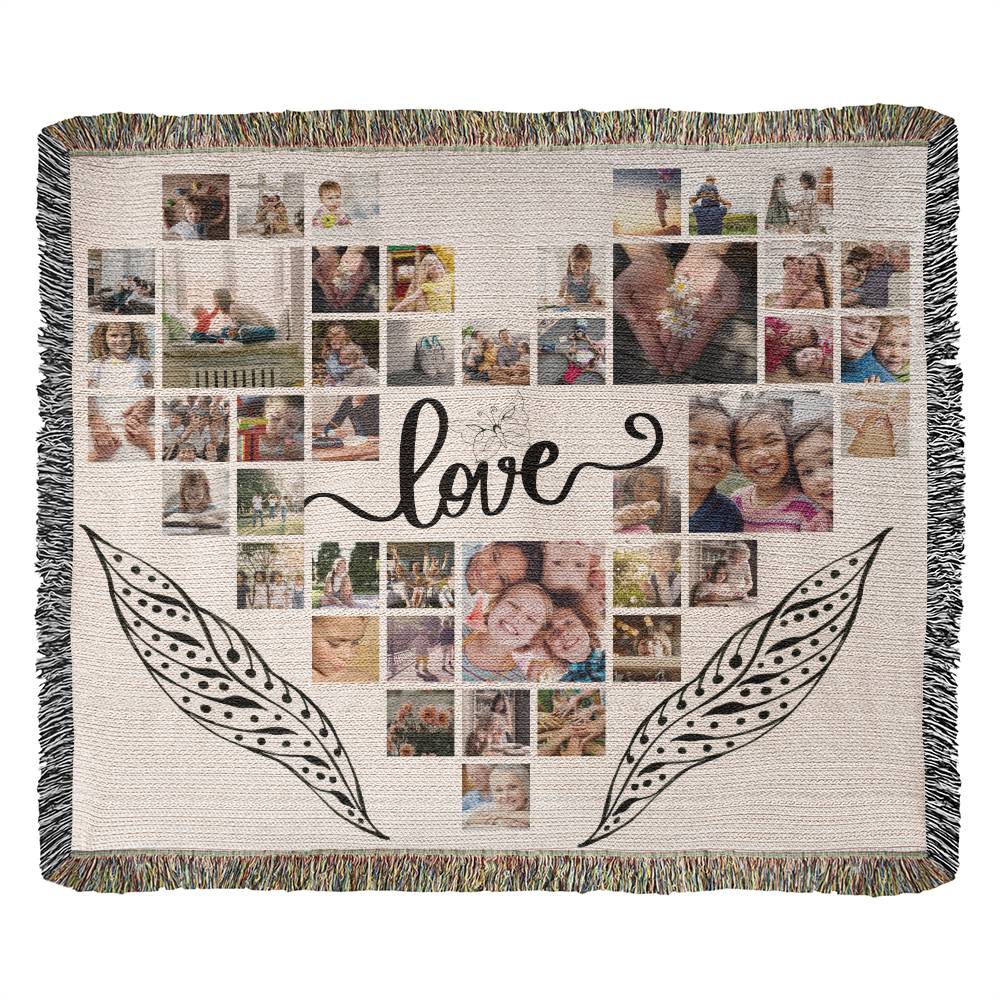 Love,Beautiful Personalized Collage Heart Picture