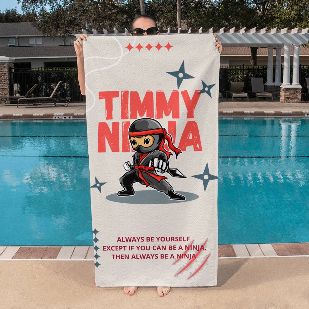 Ninja Bath Towel for kids