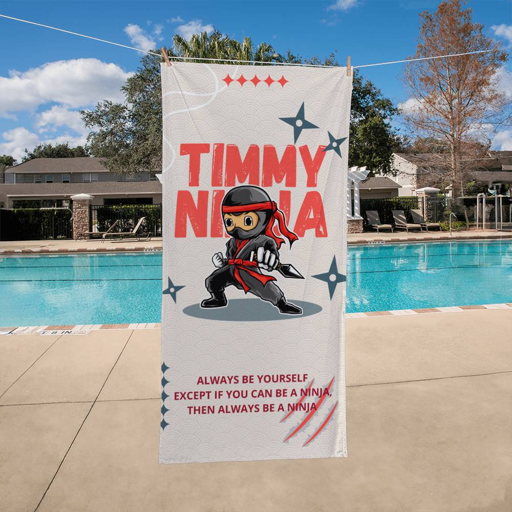 Ninja Bath Towel for kids