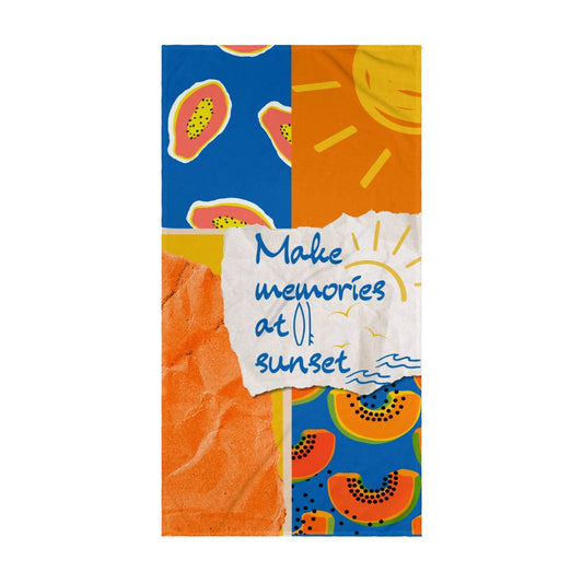 Make Memories at Sunset Beach Towel