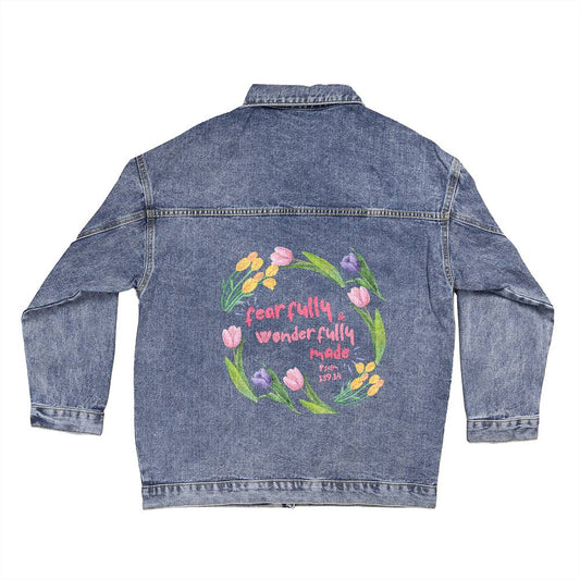 Oversized Women's blissful Denim Jacket