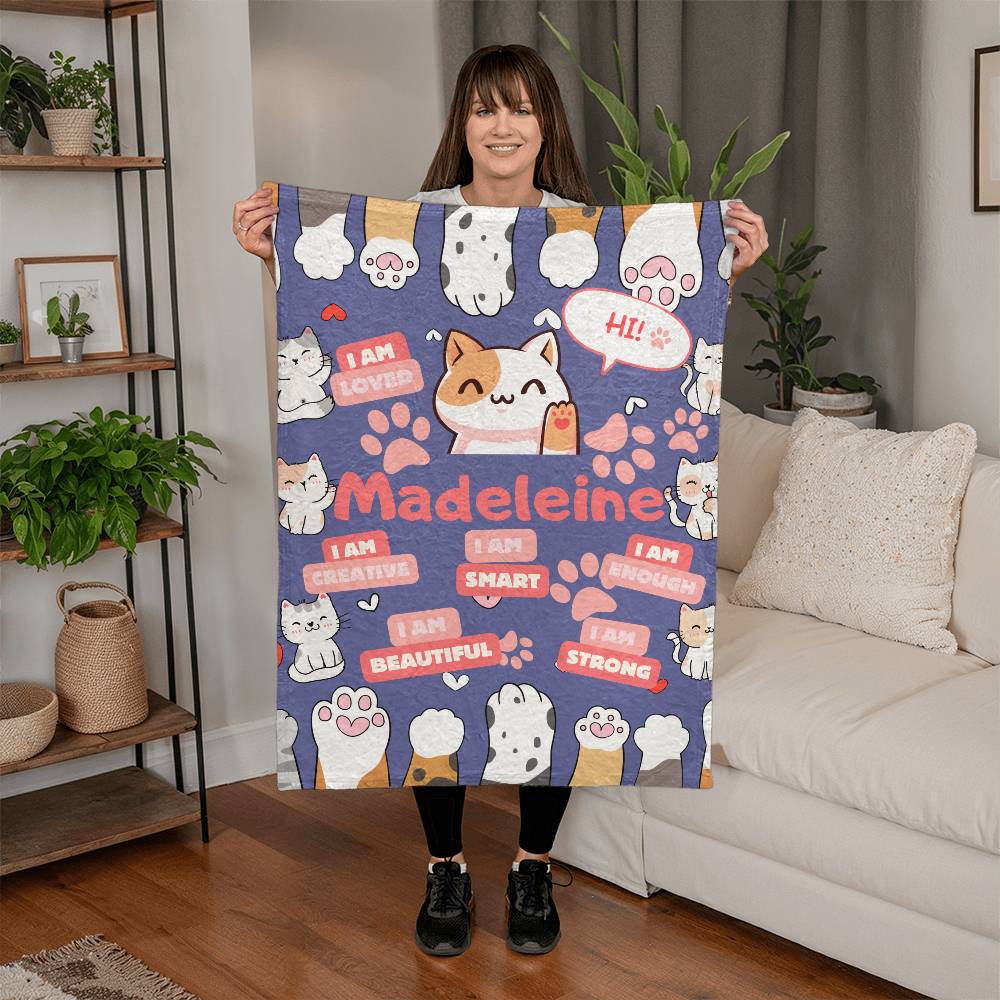 Kitty blanket (Madeleine) Special for daughter, granddaughter