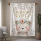 Teddy Bear personalized baby blanket