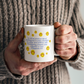 Donut worry be happy mug