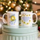 Donut worry be happy mug