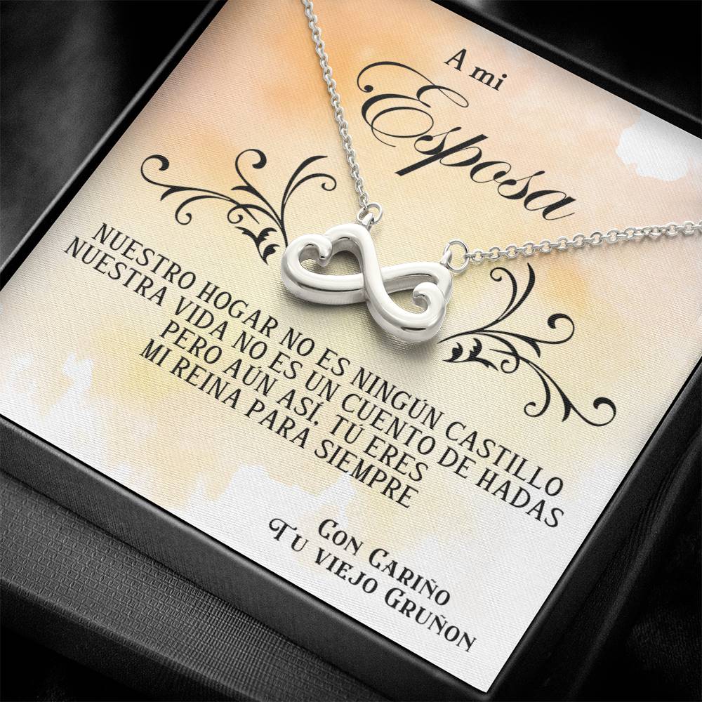 Collar para esposa | Amor infinito | Regalo de aniversario