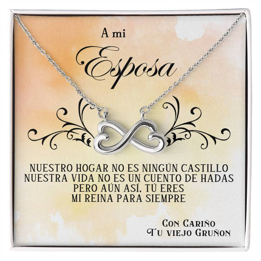 Collar para esposa | Amor infinito | Regalo de aniversario
